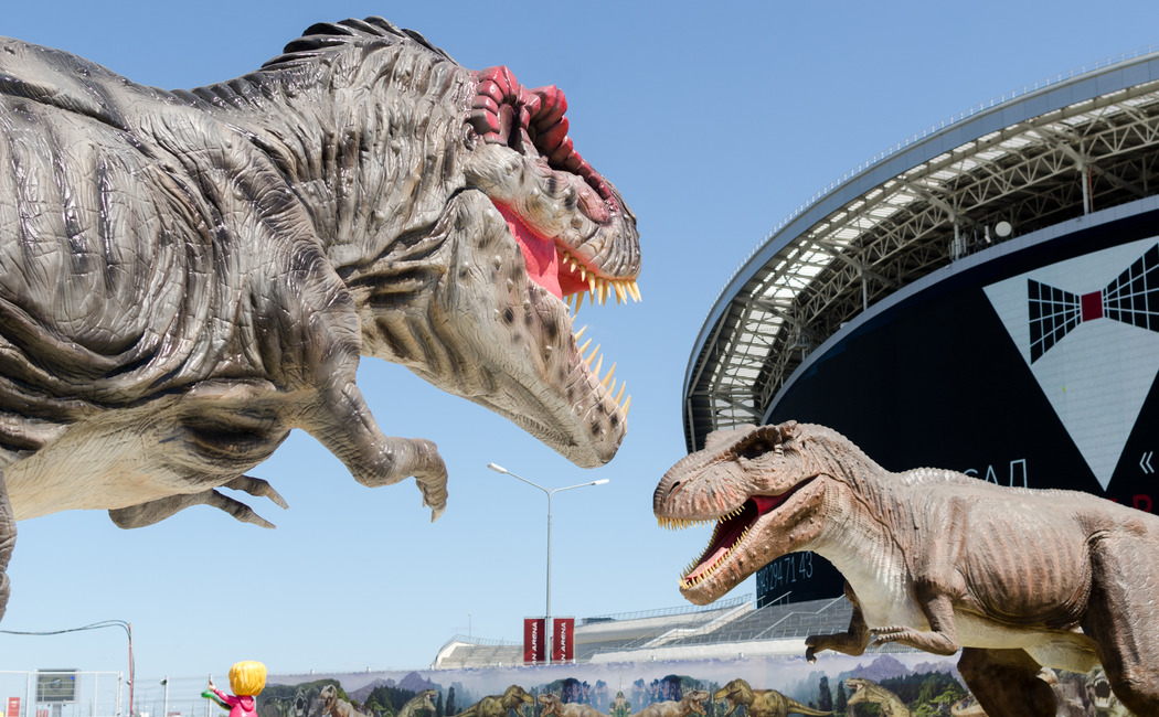 Как выглядит парк динозавров за 3 дня до открытия