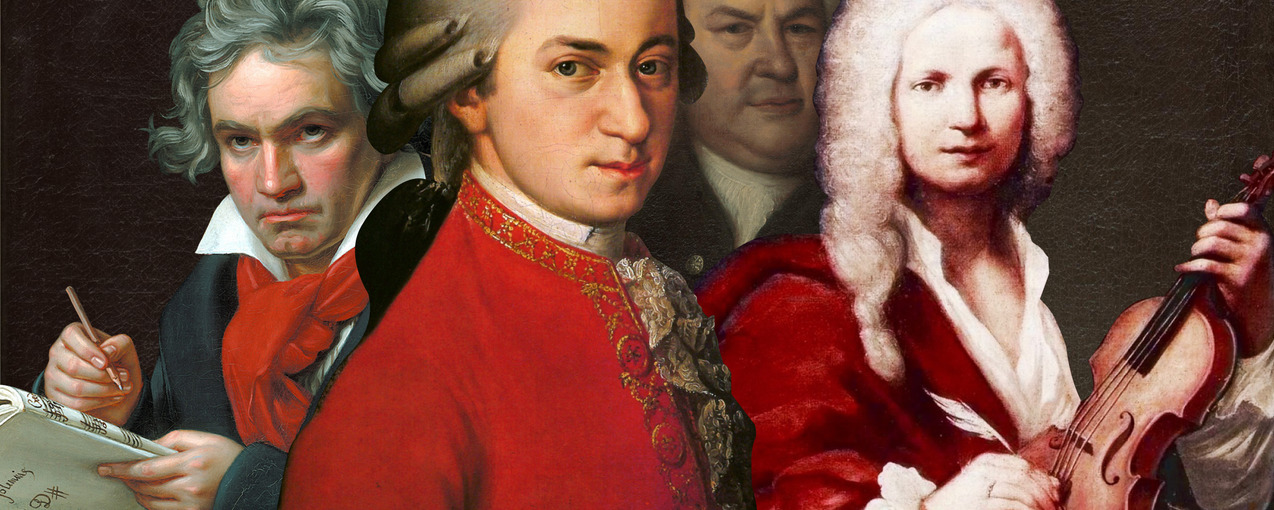 Моцарта баха вивальди. Моцарт, Бетховен, Шопен, Бах, Чайковский. Бах Моцарт Бетховен Вивальди. Композиторы 19 века Моцарт.
