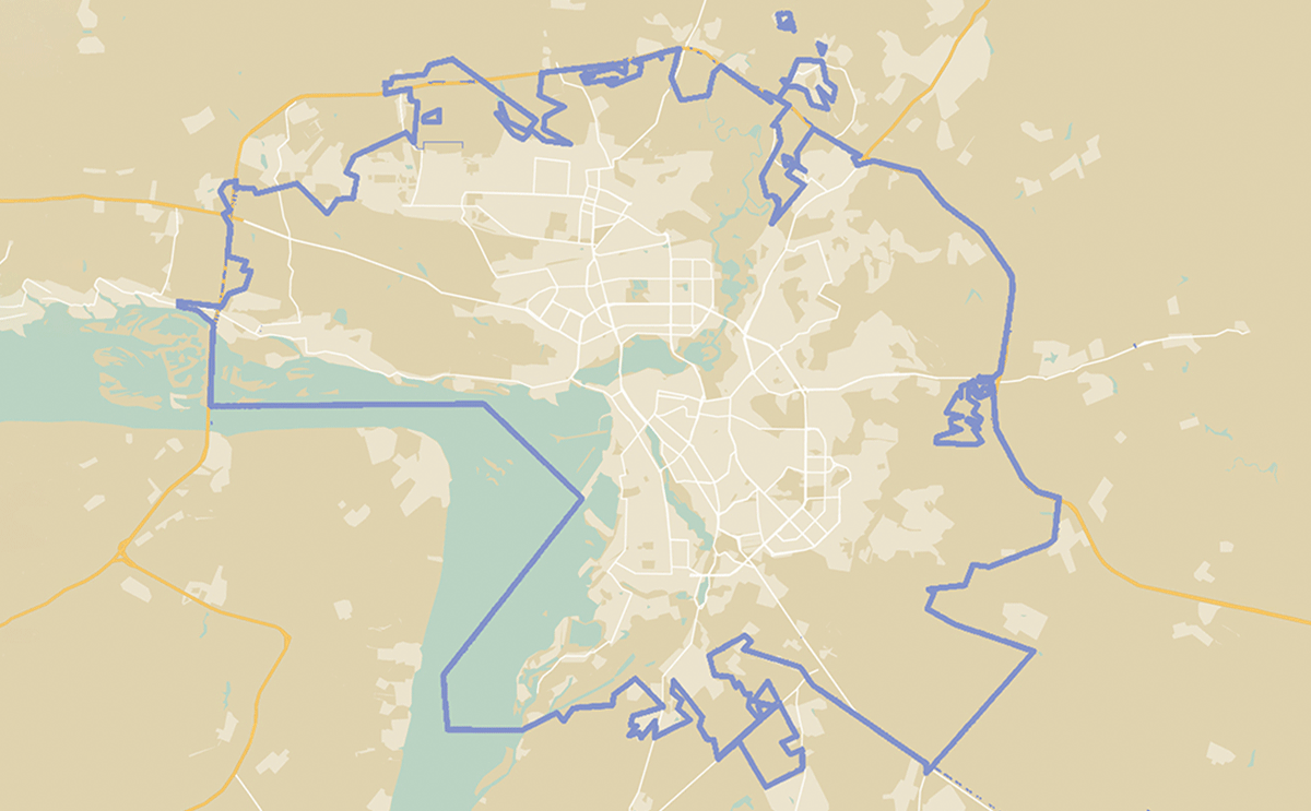 Взгляд свысока. Тест: угадайте города Татарстана по контурам на карте